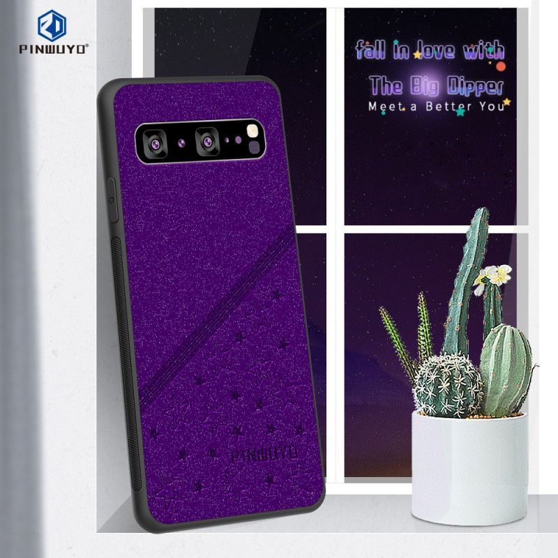 Hoesje Samsung Galaxy S10 5G Rood Zwart Gelukkige Ster Serie Pinwuyo