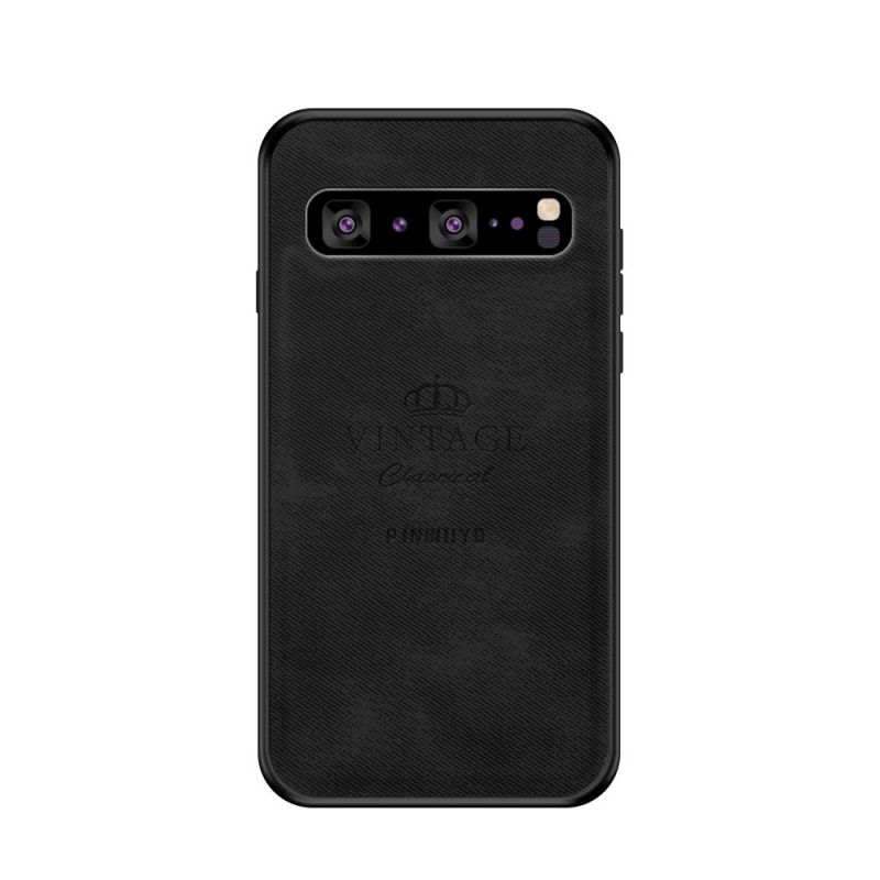 Hoesje voor Samsung Galaxy S10 5G Bruin Grijs Eervolle Vintage Pinwuyo