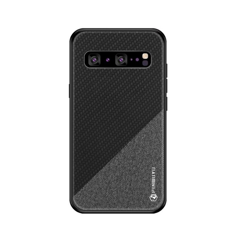 Hoesje voor Samsung Galaxy S10 5G Magenta Zwart Pinwuyo Eer-Serie