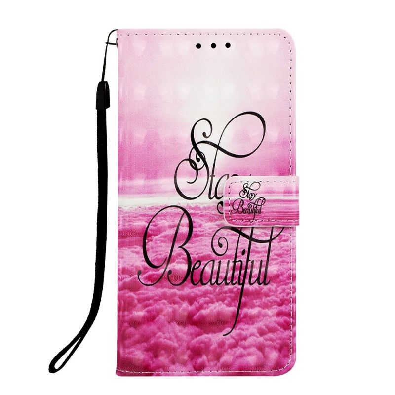 Leren Hoesje Samsung Galaxy S10 5G Telefoonhoesje Blijf Mooi