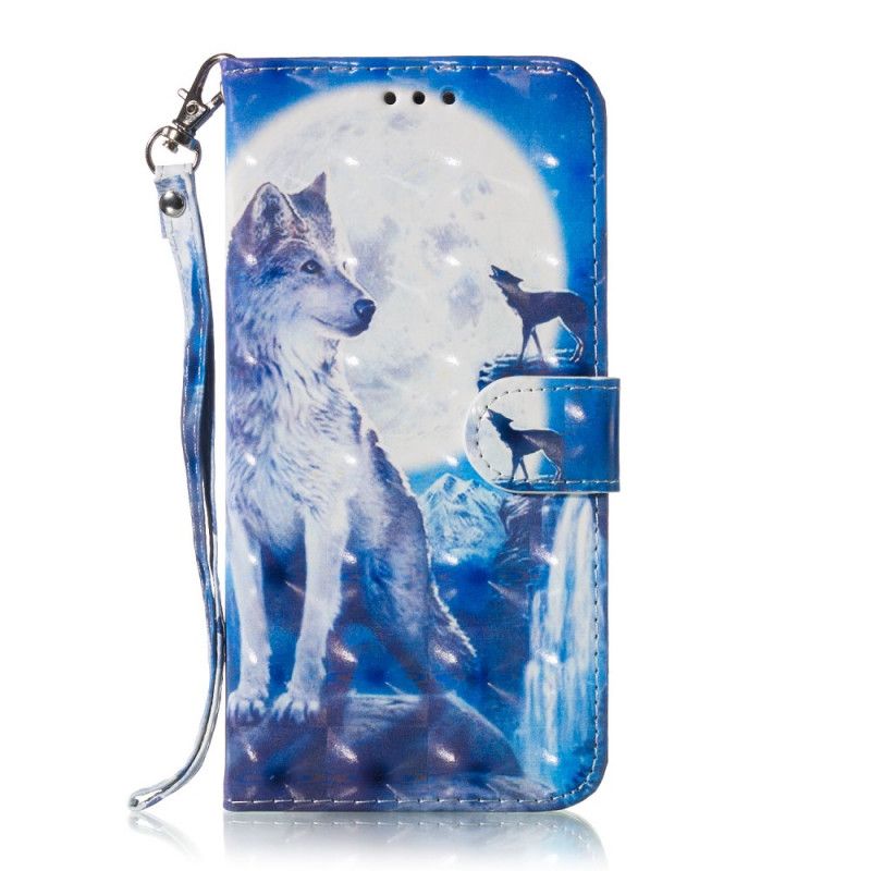 Bescherming Hoesje Honor 8A Telefoonhoesje Prestigieuze Wolf