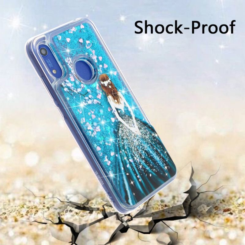 Case Hoesje Honor 8A Telefoonhoesje Prinses Glitter