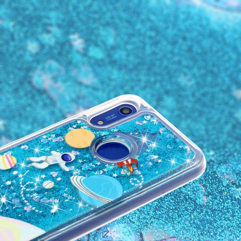 Hoesje Honor 8A Glitter Astronaut