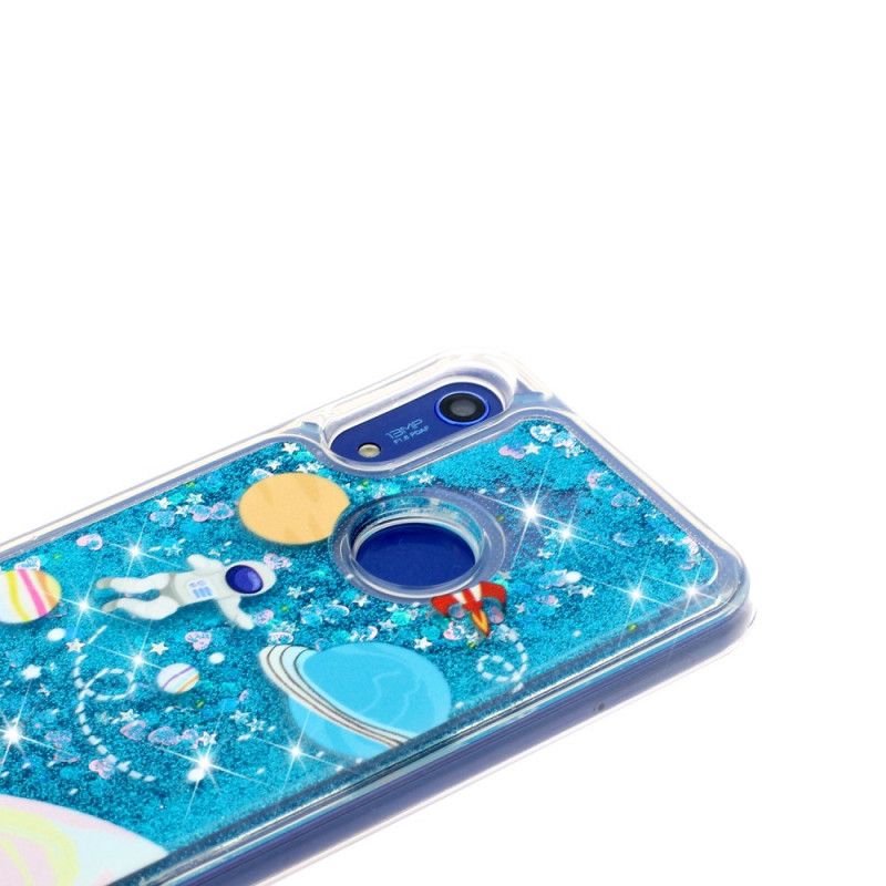 Hoesje Honor 8A Glitter Astronaut