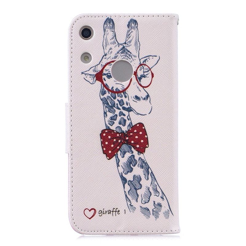 Leren Hoesje Honor 8A Nerdgiraf