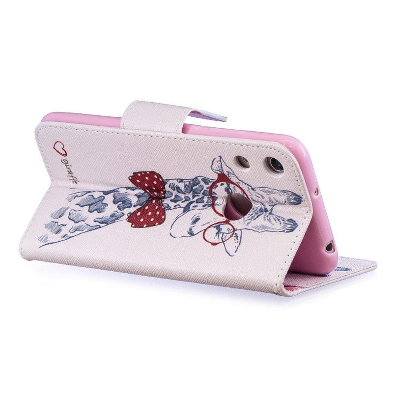 Leren Hoesje Honor 8A Nerdgiraf