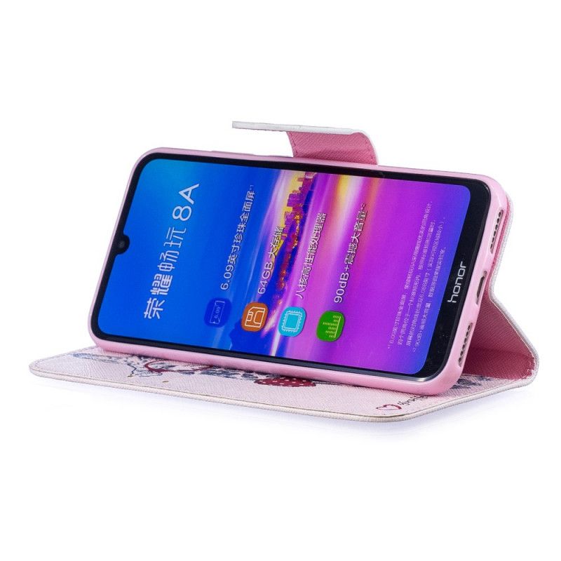 Leren Hoesje Honor 8A Nerdgiraf