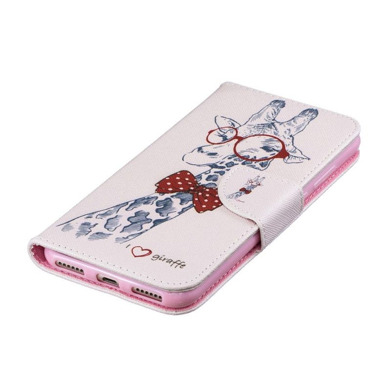 Leren Hoesje Honor 8A Nerdgiraf