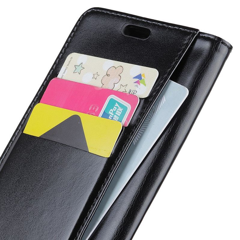Leren Hoesje Honor 8A Rood Zwart Kunstleren Elegantie Sluiting