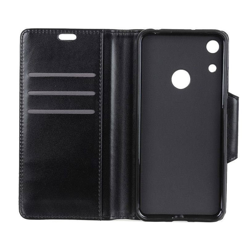 Leren Hoesje Honor 8A Rood Zwart Kunstleren Elegantie Sluiting