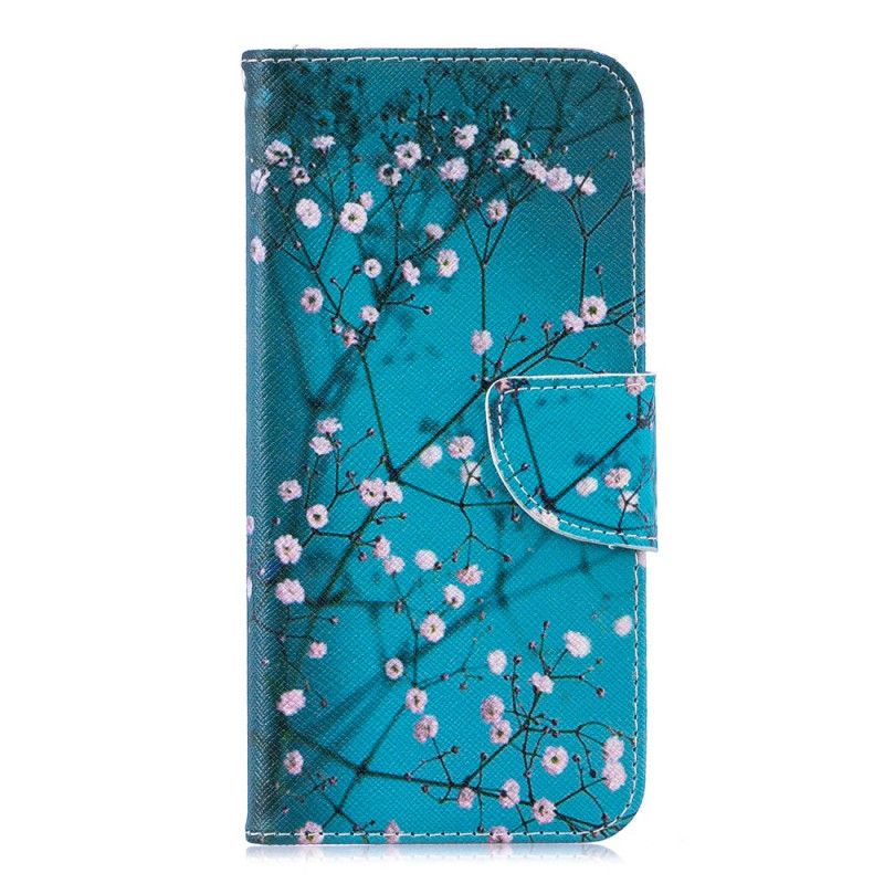 Leren Hoesje Honor 8A Telefoonhoesje Bloeiende Boom