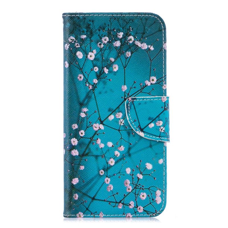 Leren Hoesje Honor 8A Telefoonhoesje Bloeiende Boom