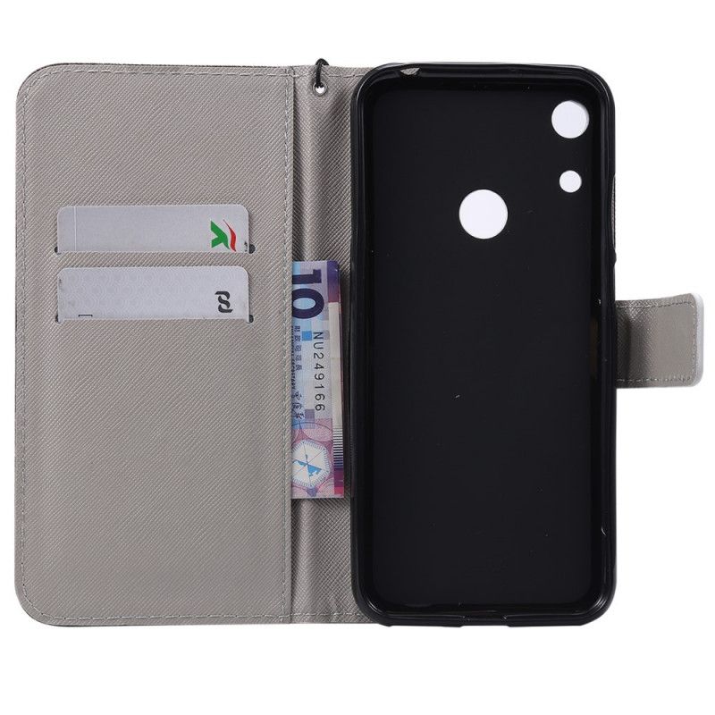 Leren Hoesje voor Honor 8A Gekke Katten