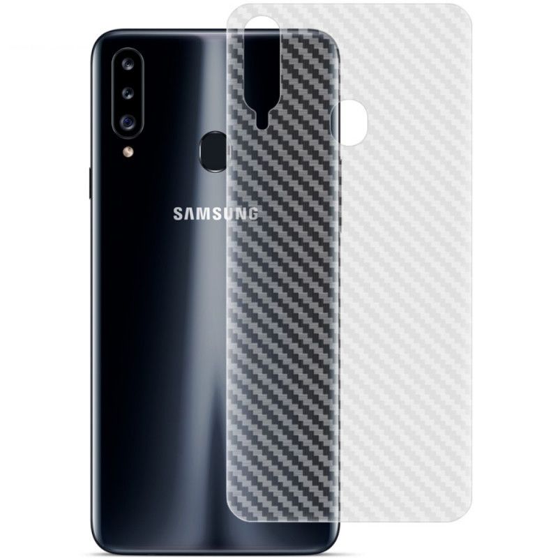 Achterbeschermfolie Samsung Galaxy A20s Carbon Imak Stijl