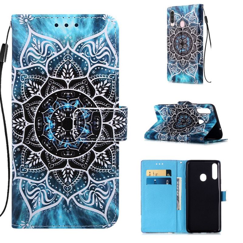 Leren Hoesje Samsung Galaxy A20s Mandala In De Lucht