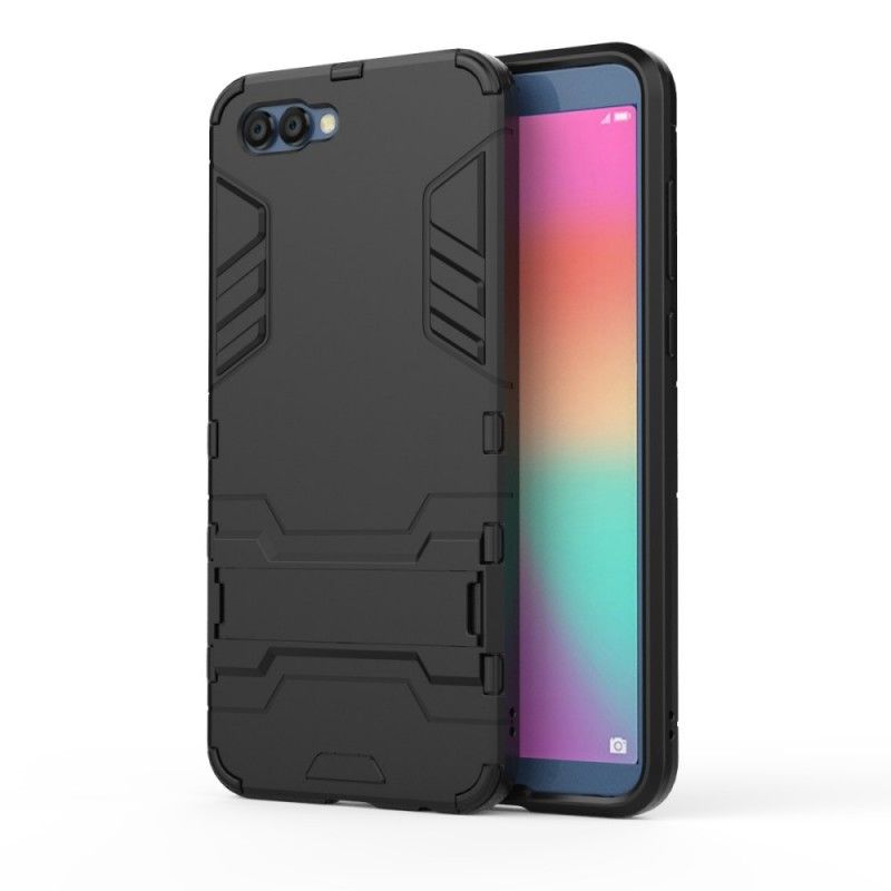 Hoesje Honor View 10 Grijs Zwart Ultrabestendig
