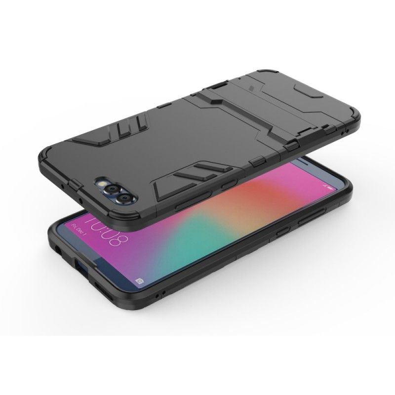 Hoesje Honor View 10 Grijs Zwart Ultrabestendig