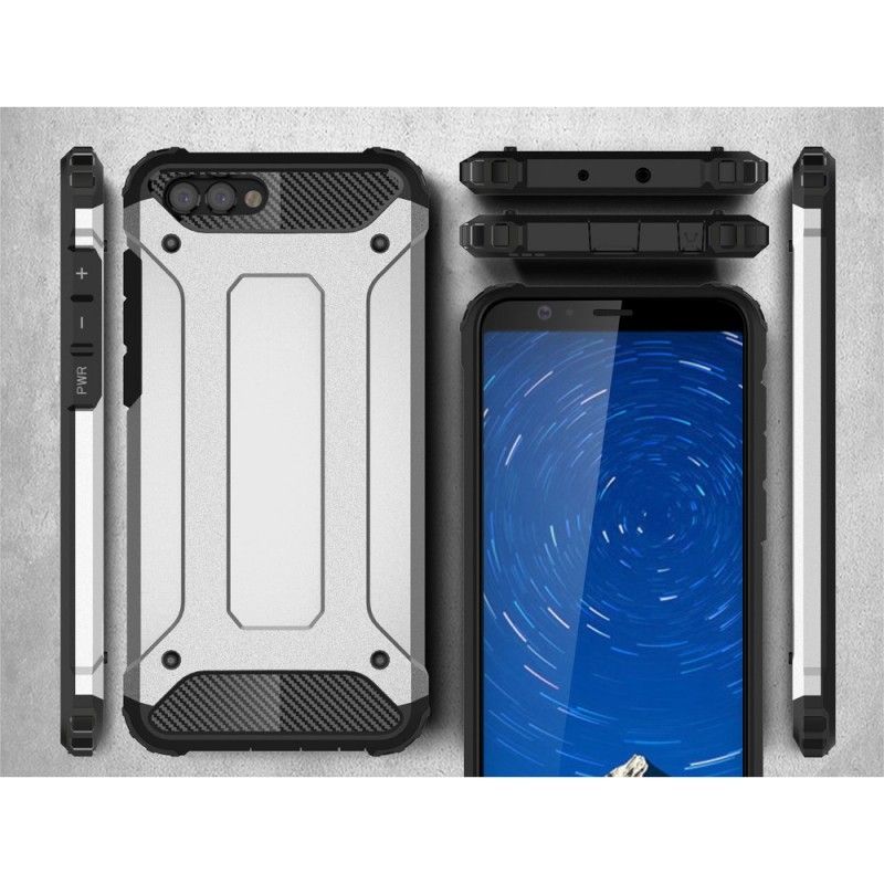 Hoesje Honor View 10 Zwart Overlevende