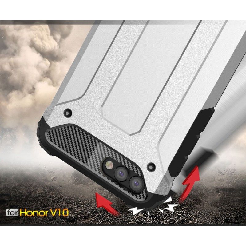 Hoesje Honor View 10 Zwart Overlevende