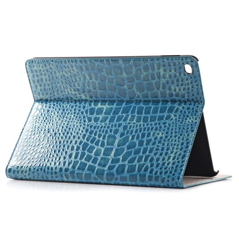 Cover Folio-hoesje iPad Air / Air 2 Zwart Telefoonhoesje Krokodillenhuideffect