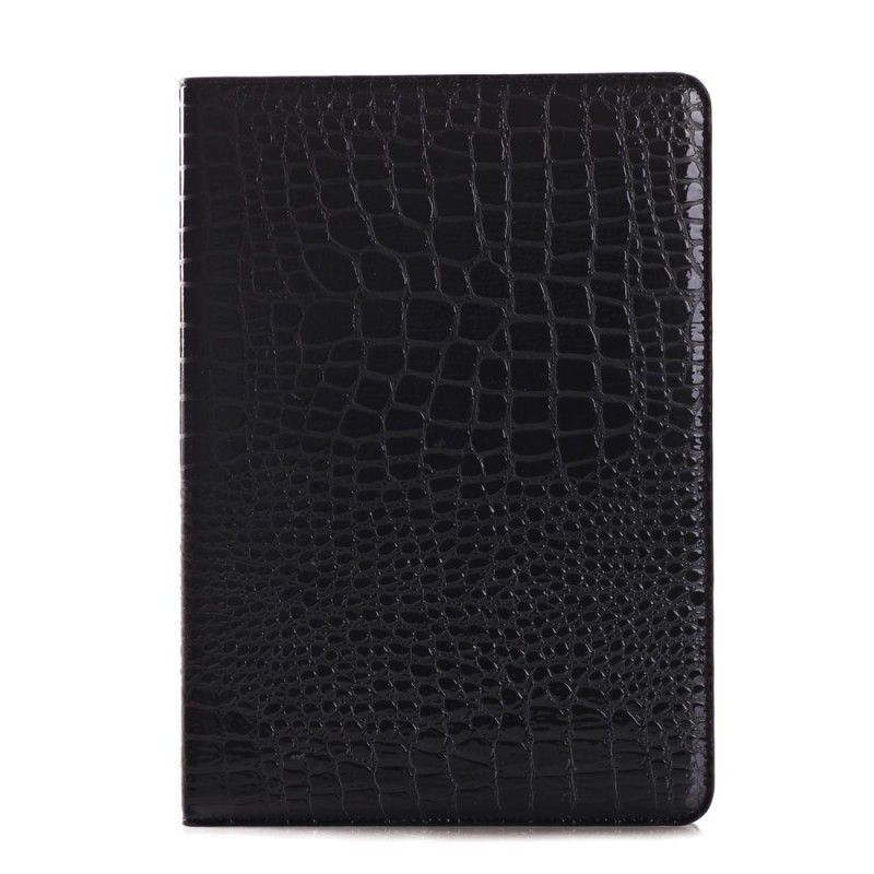 Cover Folio-hoesje iPad Air / Air 2 Zwart Telefoonhoesje Krokodillenhuideffect
