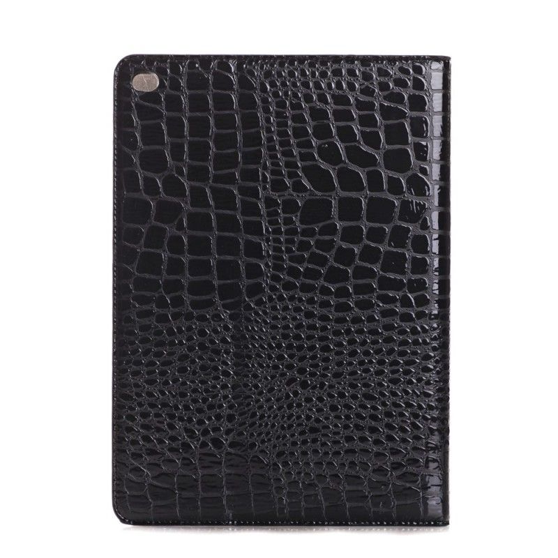 Cover Folio-hoesje iPad Air / Air 2 Zwart Telefoonhoesje Krokodillenhuideffect