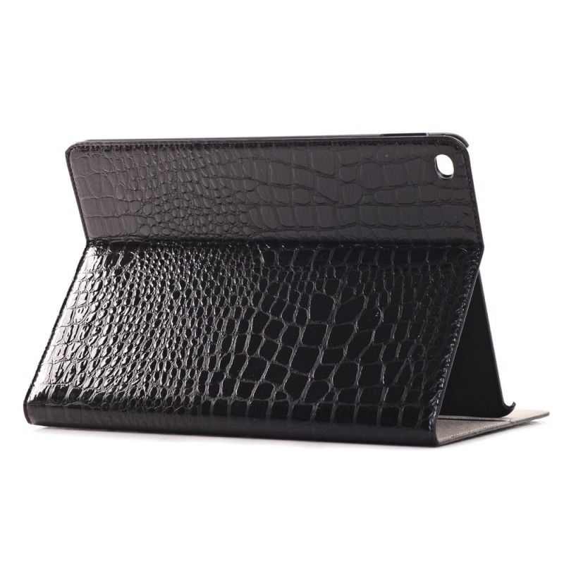 Cover Folio-hoesje iPad Air / Air 2 Zwart Telefoonhoesje Krokodillenhuideffect