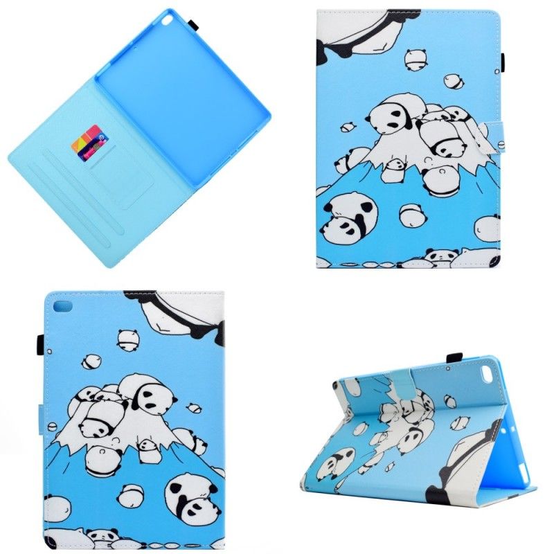 Flip Case Leren iPad Air / Air 2 Panda'S Op De Berg