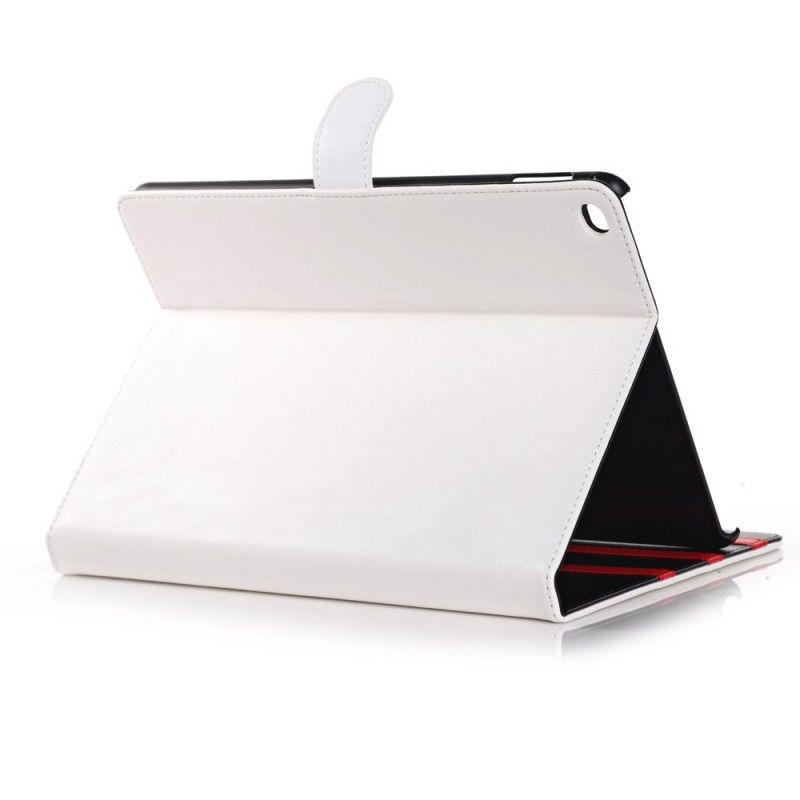 Leren Hoesje iPad Air / Air 2 Magenta Rood Met Magneetsluiting