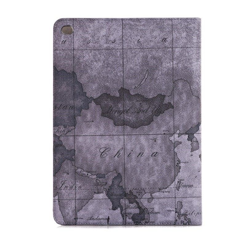Leren Hoesje voor iPad Air / Air 2 Bruin Wereldkaart