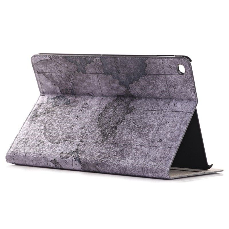 Leren Hoesje voor iPad Air / Air 2 Bruin Wereldkaart