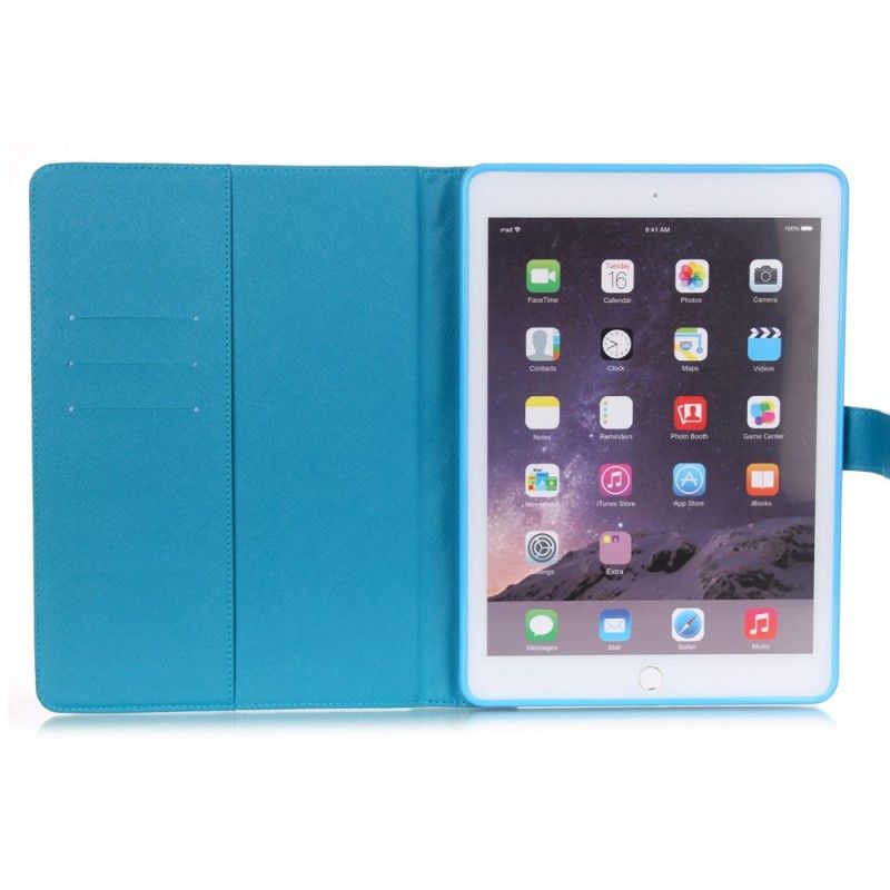 Leren Hoesje voor iPad Air / Air 2 Daarboven