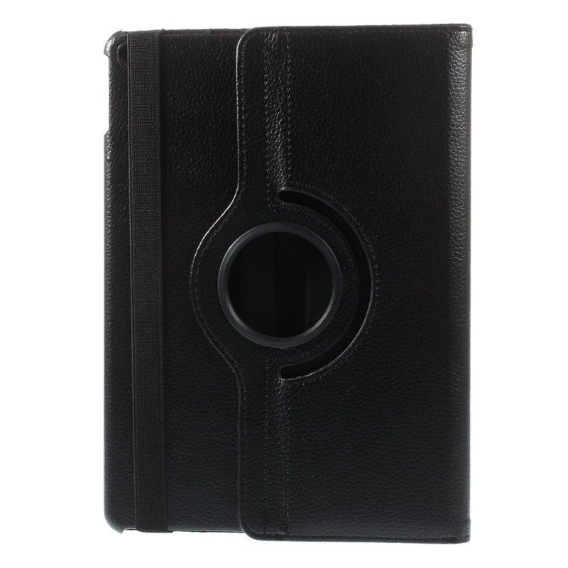 Leren Hoesje voor iPad Air / Air 2 Wit Zwart 360 ° Draaibaar