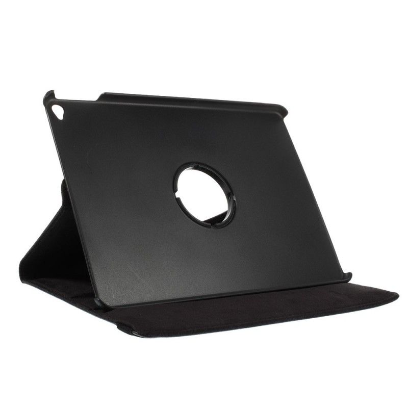 Leren Hoesje voor iPad Air / Air 2 Wit Zwart 360 ° Draaibaar