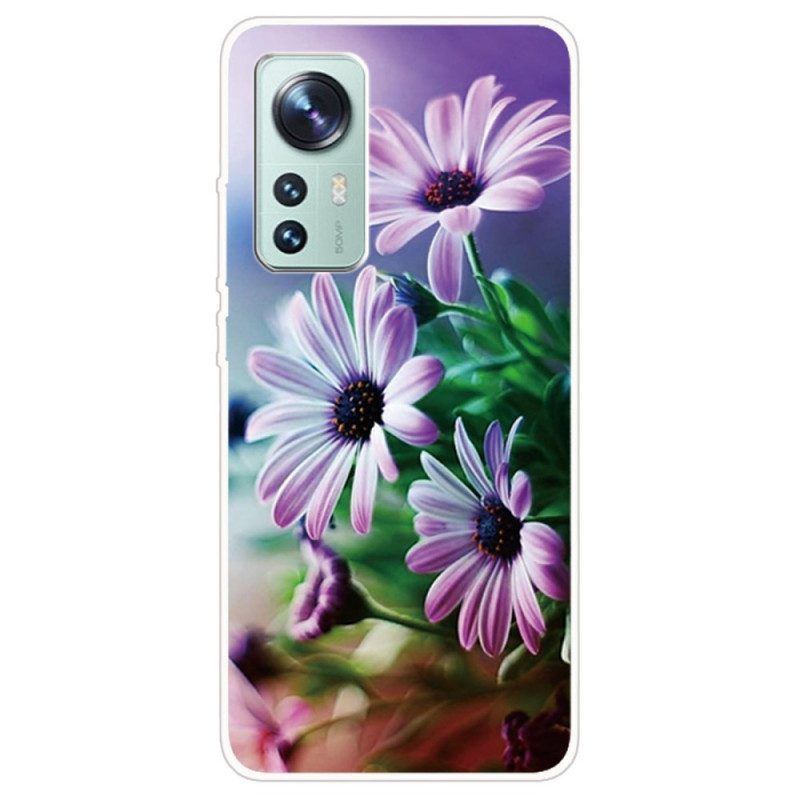 Hoesje voor Xiaomi 12 Pro Bloemen Siliconen