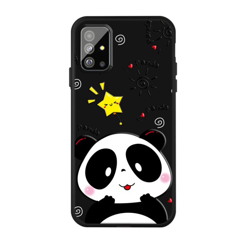 Case Hoesje Samsung Galaxy A51 Telefoonhoesje Panda-Ster