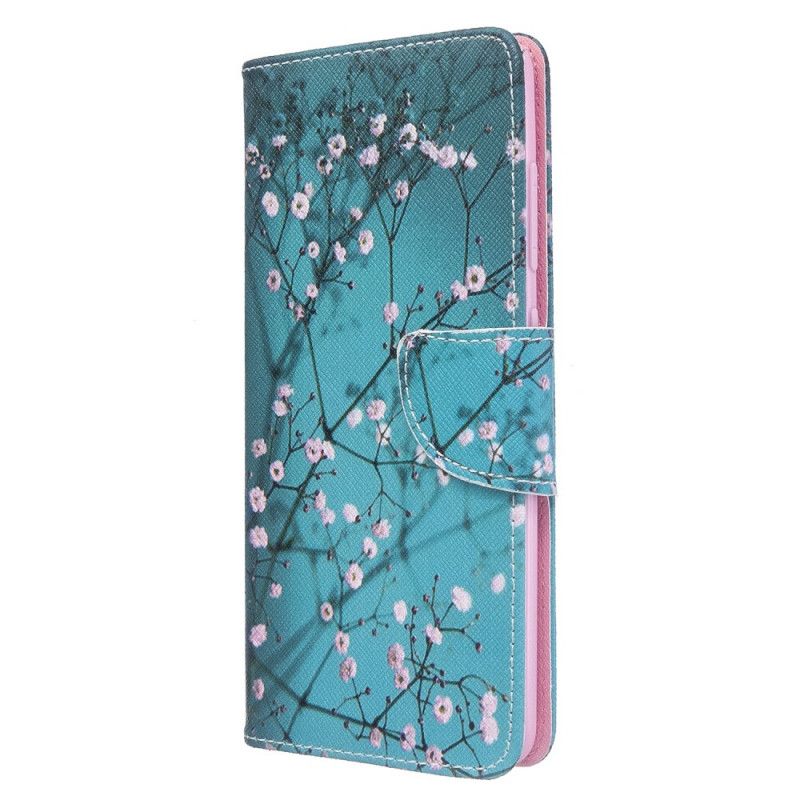 Cover Folio-hoesje Samsung Galaxy A51 Telefoonhoesje Bloeiende Boom