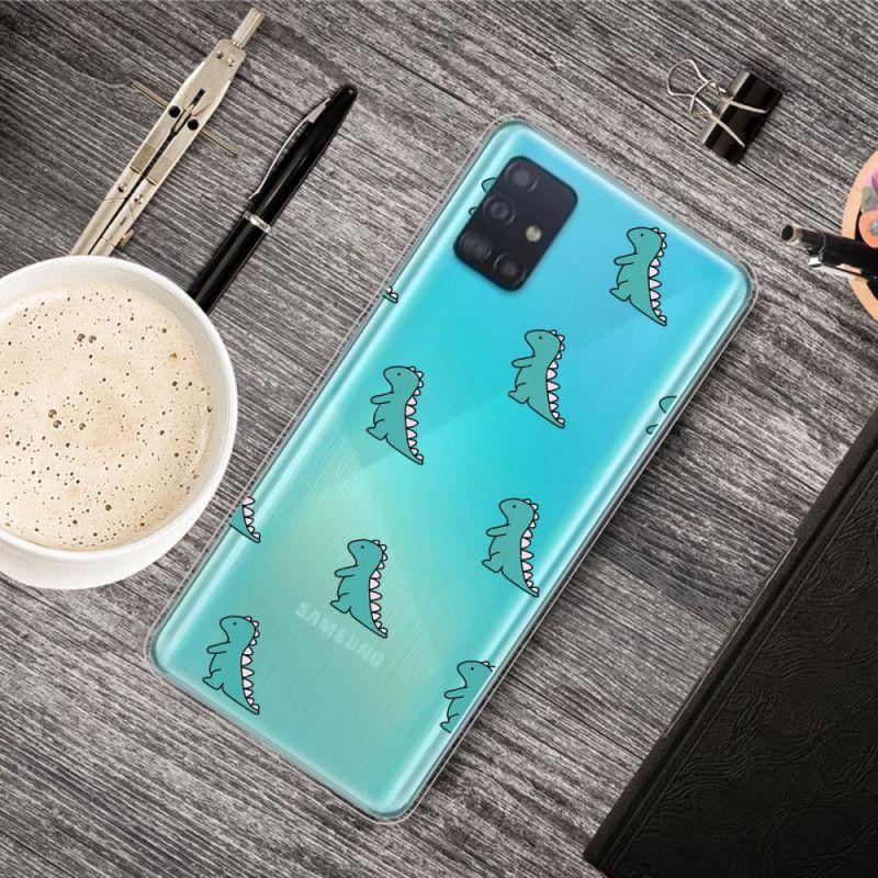 Hoesje Samsung Galaxy A51 Dinosaurussen