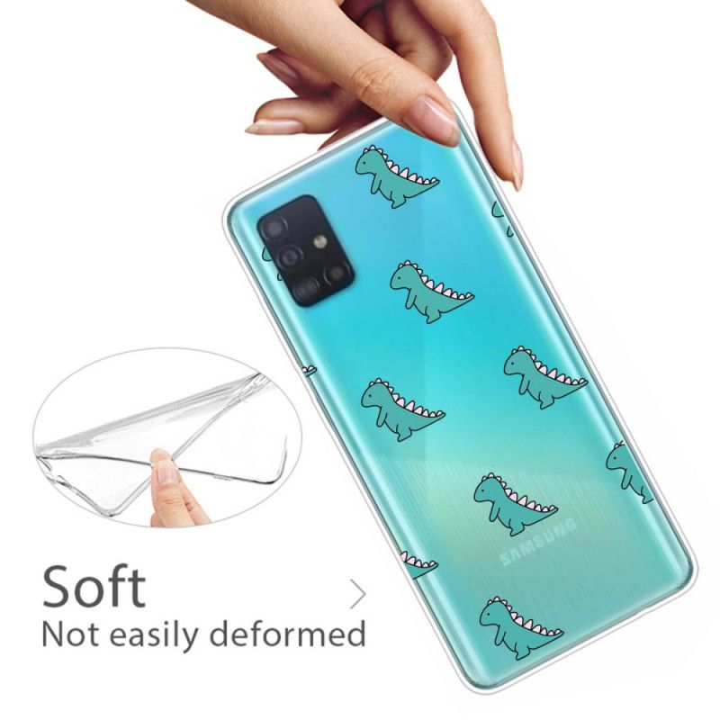 Hoesje Samsung Galaxy A51 Dinosaurussen