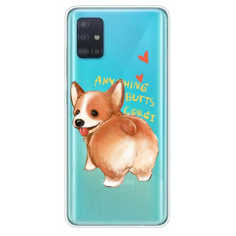 Hoesje Samsung Galaxy A51 Hond Kust Mijn Reet