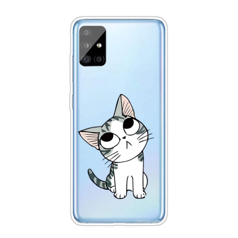 Hoesje Samsung Galaxy A51 Telefoonhoesje Charmante Kat