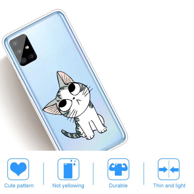 Hoesje Samsung Galaxy A51 Telefoonhoesje Charmante Kat
