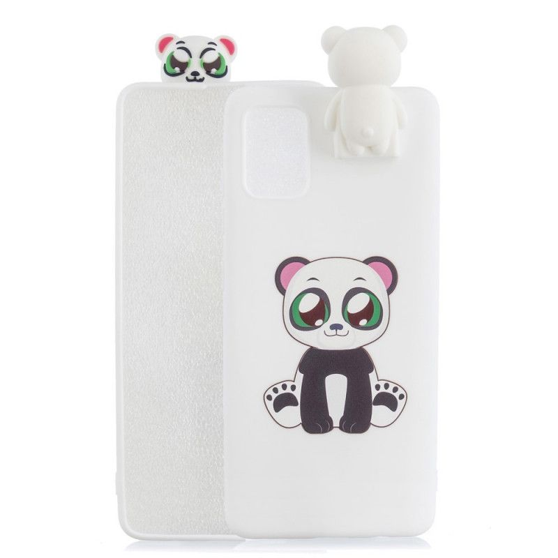 Hoesje voor Samsung Galaxy A51 3D Schattige Panda