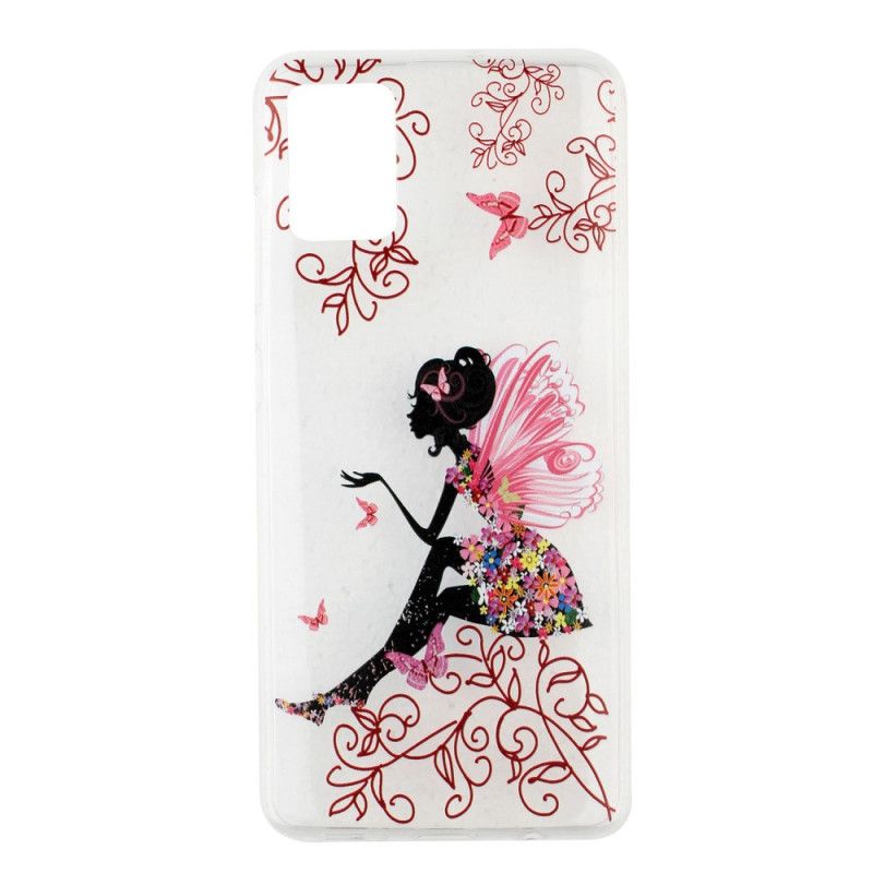 Hoesje voor Samsung Galaxy A51 Transparant Bloemenfee