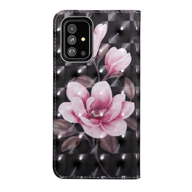 Leren Hoesje voor Samsung Galaxy A51 Bloemen Bloeien