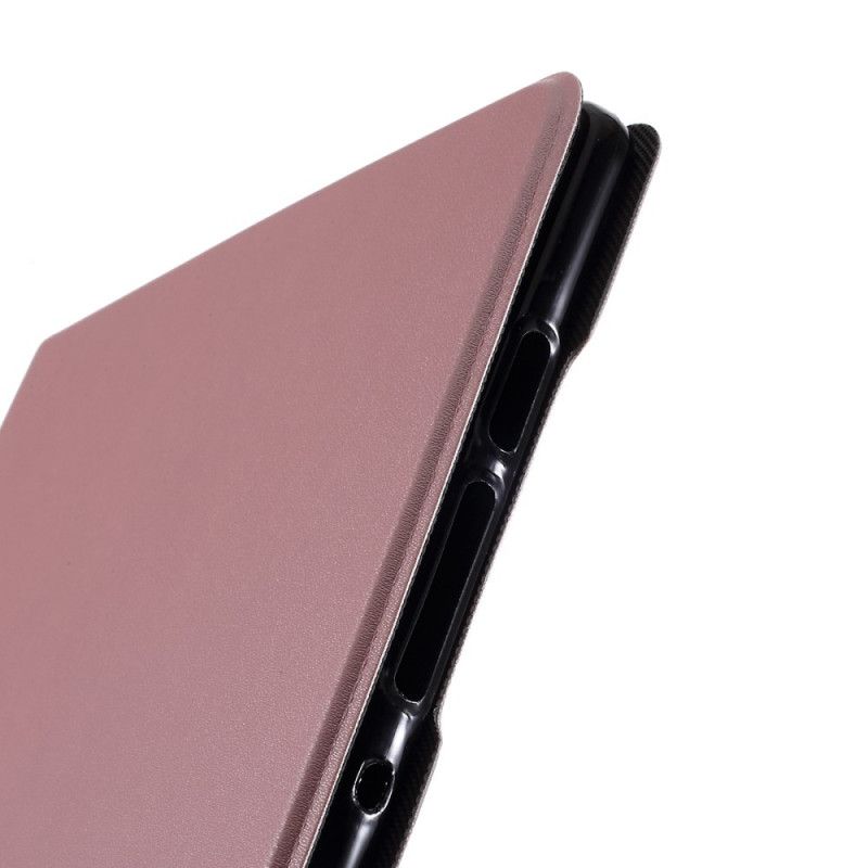 Cover Samsung Galaxy Tab S6 Donkerblauw Zwart Eenvoudig Kunstleer