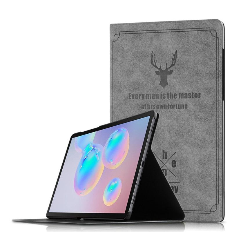 Cover Samsung Galaxy Tab S6 Groen Grijs Elke Man