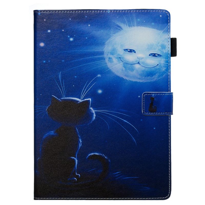 Cover Samsung Galaxy Tab S6 Kat In Het Maanlicht