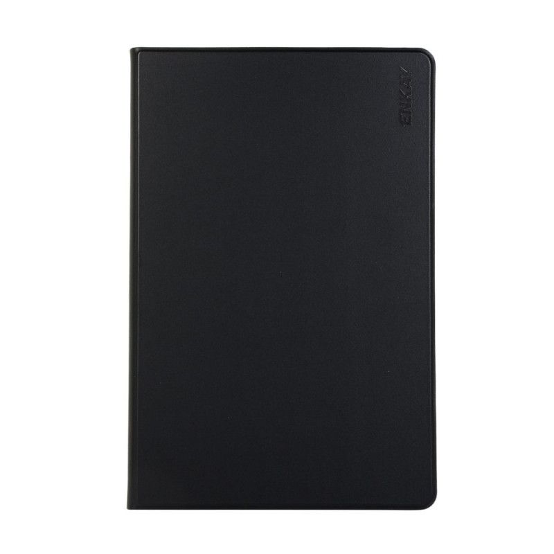 Cover voor Samsung Galaxy Tab S6 Donkerblauw Zwart Zakelijk Enkay Kunstleer