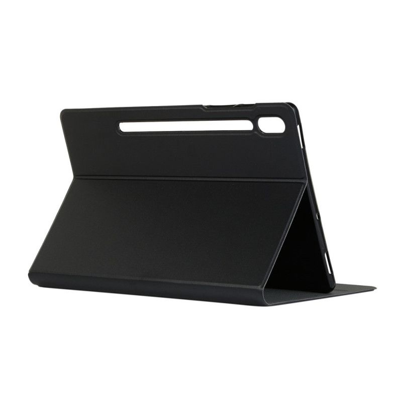 Cover voor Samsung Galaxy Tab S6 Donkerblauw Zwart Zakelijk Enkay Kunstleer